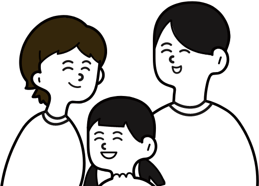 家族のイラスト